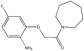 2-(2-amino-5-fluorophenoxy)-1-(azepan-1-yl)ethan-1-one Struktur