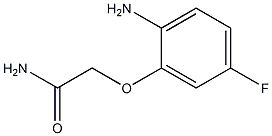 2-(2-amino-5-fluorophenoxy)acetamide Struktur