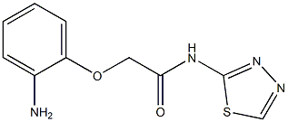 2-(2-aminophenoxy)-N-(1,3,4-thiadiazol-2-yl)acetamide Struktur