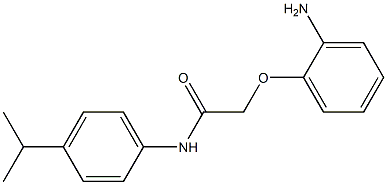 2-(2-aminophenoxy)-N-[4-(propan-2-yl)phenyl]acetamide Struktur