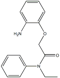 2-(2-aminophenoxy)-N-ethyl-N-phenylacetamide Struktur