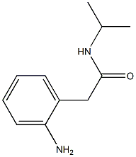 2-(2-aminophenyl)-N-isopropylacetamide Struktur