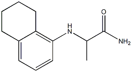 2-(5,6,7,8-tetrahydronaphthalen-1-ylamino)propanamide Struktur