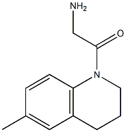 2-(6-methyl-3,4-dihydroquinolin-1(2H)-yl)-2-oxoethanamine Struktur