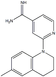 2-(6-methyl-3,4-dihydroquinolin-1(2H)-yl)pyridine-4-carboximidamide Struktur