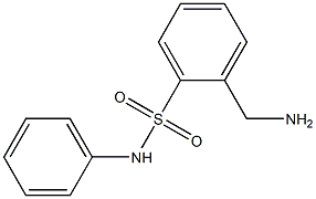 2-(aminomethyl)-N-phenylbenzenesulfonamide Struktur