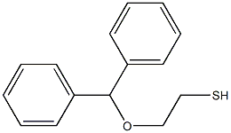 2-(diphenylmethoxy)ethane-1-thiol Struktur