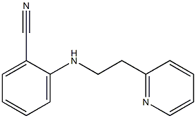 2-{[2-(pyridin-2-yl)ethyl]amino}benzonitrile Struktur