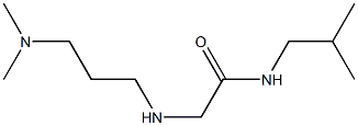 2-{[3-(dimethylamino)propyl]amino}-N-(2-methylpropyl)acetamide Struktur