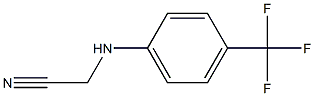 2-{[4-(trifluoromethyl)phenyl]amino}acetonitrile Struktur