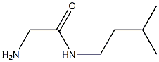 2-amino-N-(3-methylbutyl)acetamide Struktur