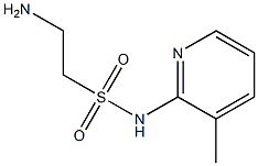 2-amino-N-(3-methylpyridin-2-yl)ethane-1-sulfonamide Struktur