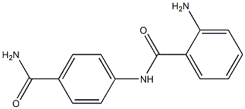 2-amino-N-(4-carbamoylphenyl)benzamide Struktur