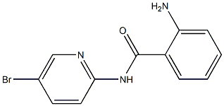 2-amino-N-(5-bromopyridin-2-yl)benzamide Struktur