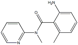 2-amino-N,6-dimethyl-N-(pyridin-2-yl)benzamide Struktur