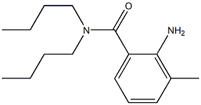 2-amino-N,N-dibutyl-3-methylbenzamide Struktur