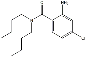 2-amino-N,N-dibutyl-4-chlorobenzamide Struktur