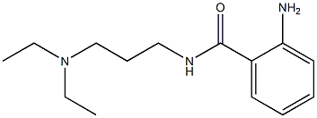 2-amino-N-[3-(diethylamino)propyl]benzamide Struktur