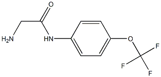 2-amino-N-[4-(trifluoromethoxy)phenyl]acetamide Struktur