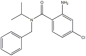 2-amino-N-benzyl-4-chloro-N-(propan-2-yl)benzamide Struktur