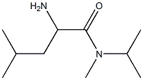 2-amino-N-isopropyl-N,4-dimethylpentanamide Struktur