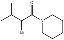 2-bromo-3-methyl-1-(piperidin-1-yl)butan-1-one Struktur