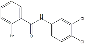 2-bromo-N-(3,4-dichlorophenyl)benzamide Struktur