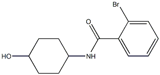 2-bromo-N-(4-hydroxycyclohexyl)benzamide Struktur