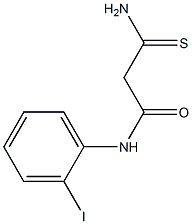 2-carbamothioyl-N-(2-iodophenyl)acetamide Struktur