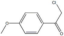 2-chloro-1-(4-methoxyphenyl)ethan-1-one Struktur