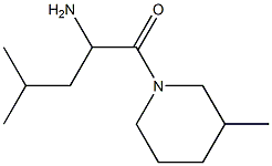 3-methyl-1-[(3-methylpiperidin-1-yl)carbonyl]butylamine Struktur