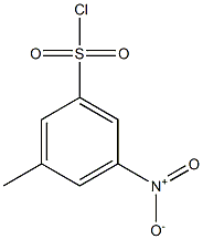 3-methyl-5-nitrobenzenesulfonyl chloride Struktur