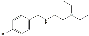 4-({[2-(diethylamino)ethyl]amino}methyl)phenol Struktur