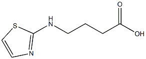 4-(1,3-thiazol-2-ylamino)butanoic acid Struktur