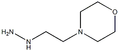 4-(2-hydrazinoethyl)morpholine Struktur