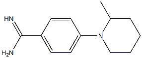 4-(2-methylpiperidin-1-yl)benzene-1-carboximidamide Struktur