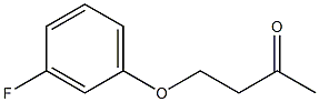 4-(3-fluorophenoxy)butan-2-one Struktur