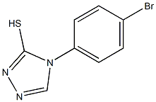 4-(4-bromophenyl)-4H-1,2,4-triazole-3-thiol Struktur