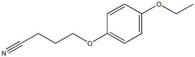 4-(4-ethoxyphenoxy)butanenitrile Struktur