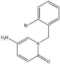 5-amino-1-[(2-bromophenyl)methyl]-1,2-dihydropyridin-2-one Struktur