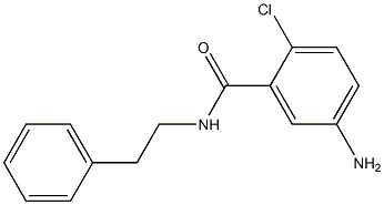 5-amino-2-chloro-N-(2-phenylethyl)benzamide Struktur