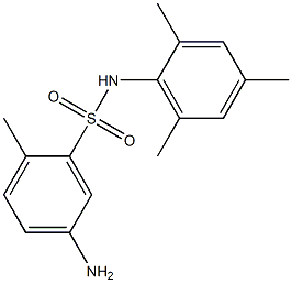 5-amino-2-methyl-N-(2,4,6-trimethylphenyl)benzene-1-sulfonamide Struktur