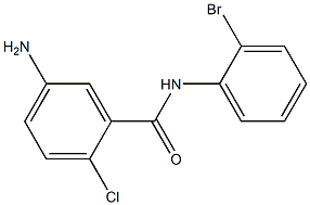 5-amino-N-(2-bromophenyl)-2-chlorobenzamide Struktur