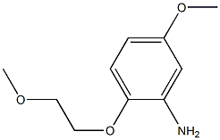 5-methoxy-2-(2-methoxyethoxy)aniline Struktur