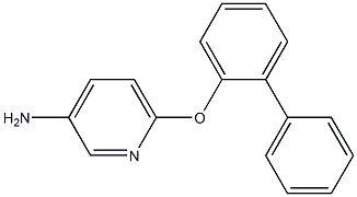 6-(1,1'-biphenyl-2-yloxy)pyridin-3-amine Struktur