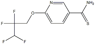 6-(2,2,3,3-tetrafluoropropoxy)pyridine-3-carbothioamide Struktur