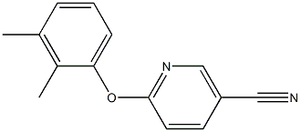 6-(2,3-dimethylphenoxy)nicotinonitrile Struktur