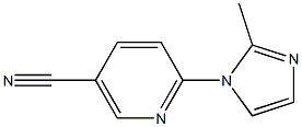 6-(2-methyl-1H-imidazol-1-yl)nicotinonitrile Struktur