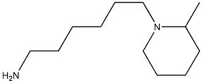 6-(2-methylpiperidin-1-yl)hexan-1-amine Struktur