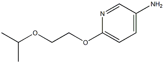 6-[2-(propan-2-yloxy)ethoxy]pyridin-3-amine Struktur